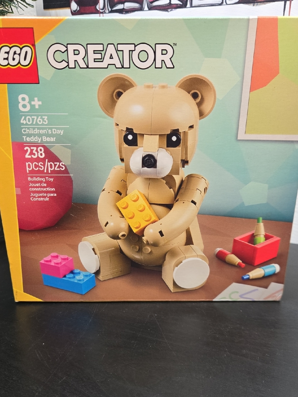 NEW LEGO Creator Tan Teddy Bear Building Toy - 238 pcs #40763